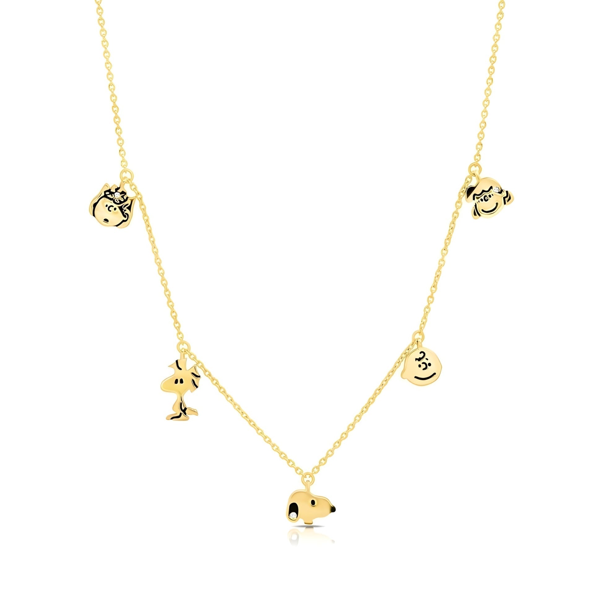 Snoopy & the Gang Charm Necklace - CRISLU