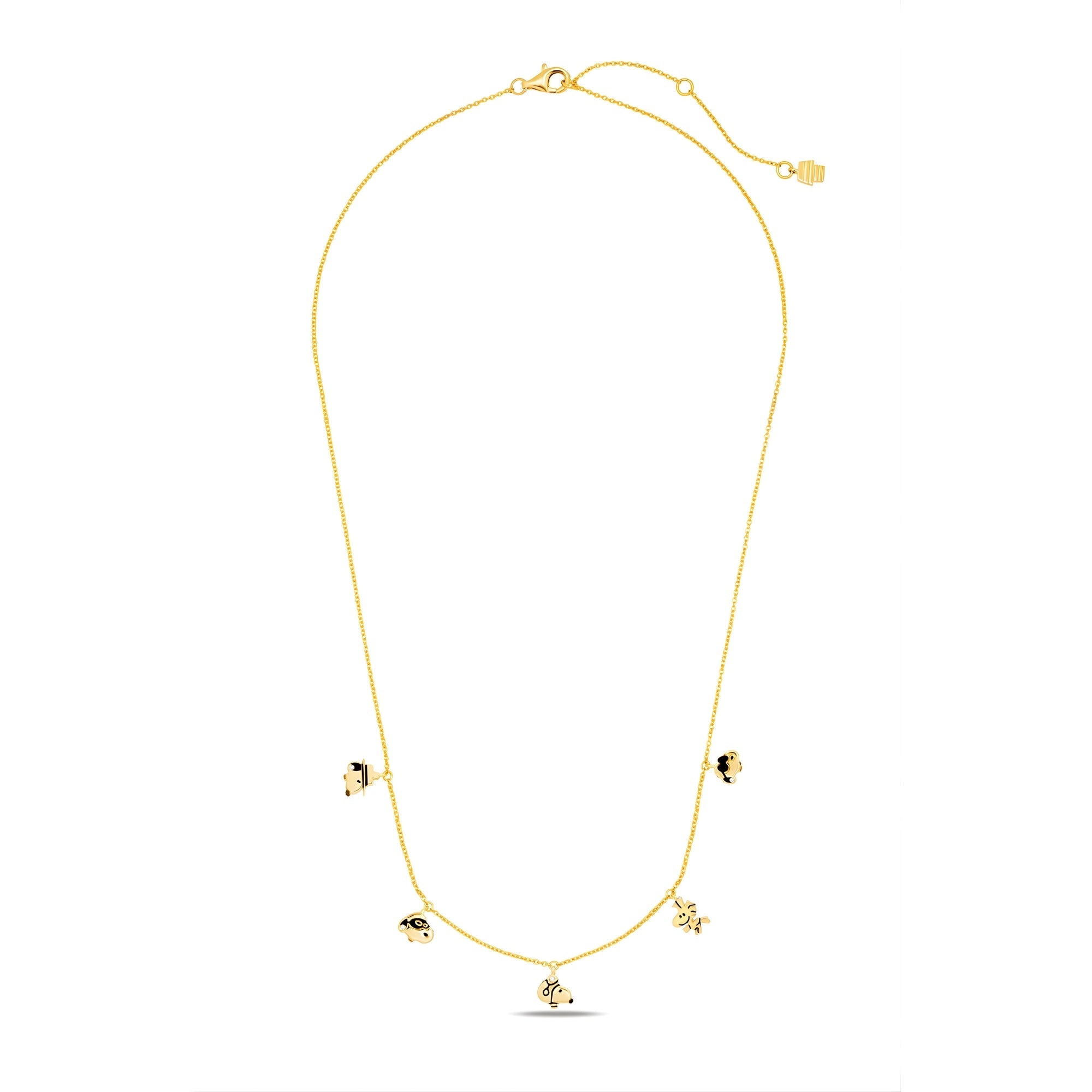Snoopy & Woodstock Charm Necklace - CRISLU
