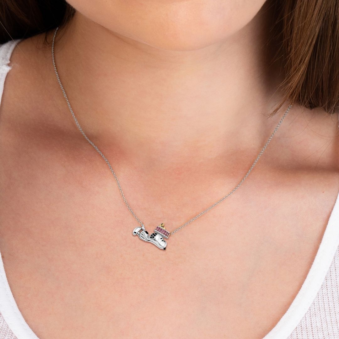 Snoopy's Dog Dish Necklace - CRISLU