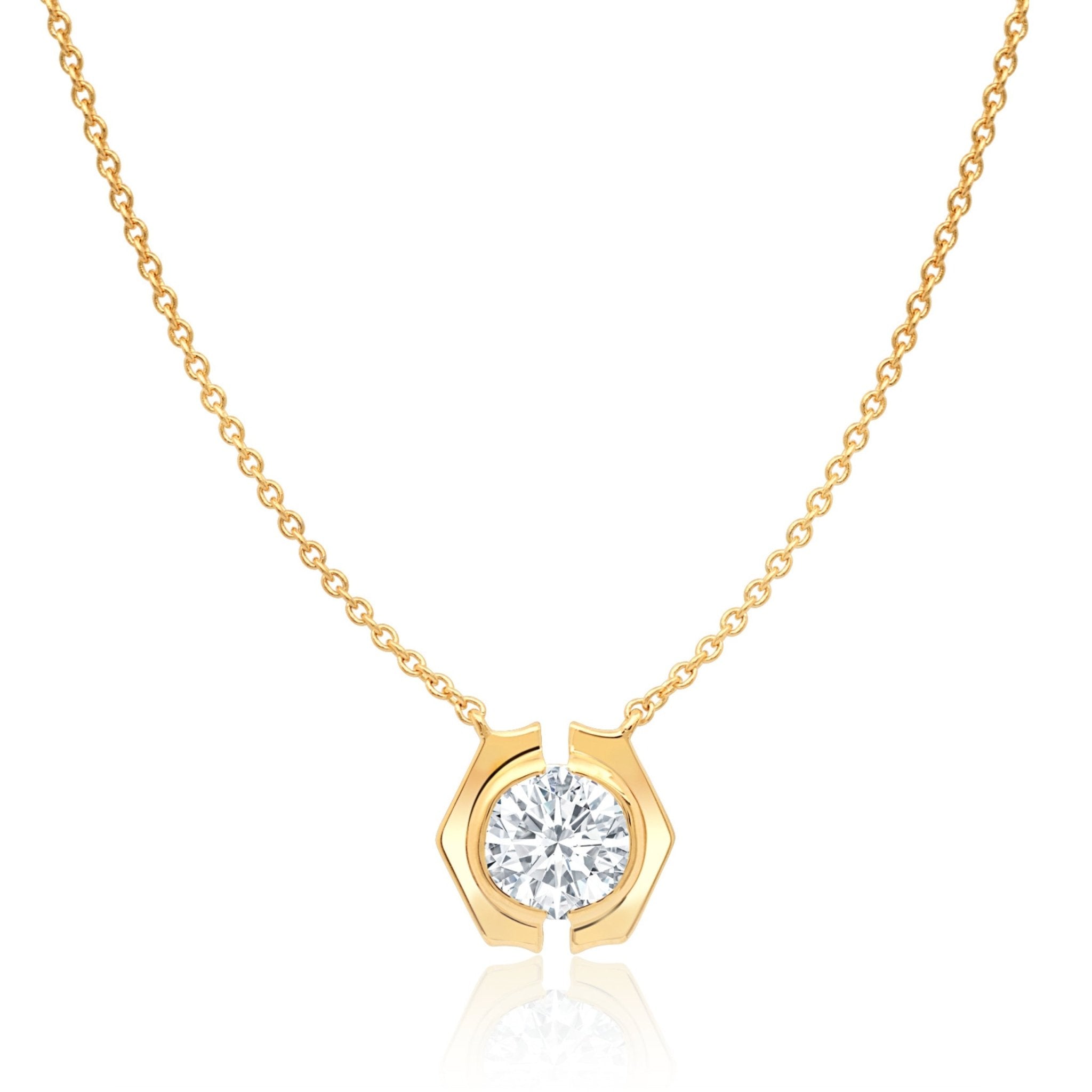 Solara Necklace Finished in Gold - CRISLU