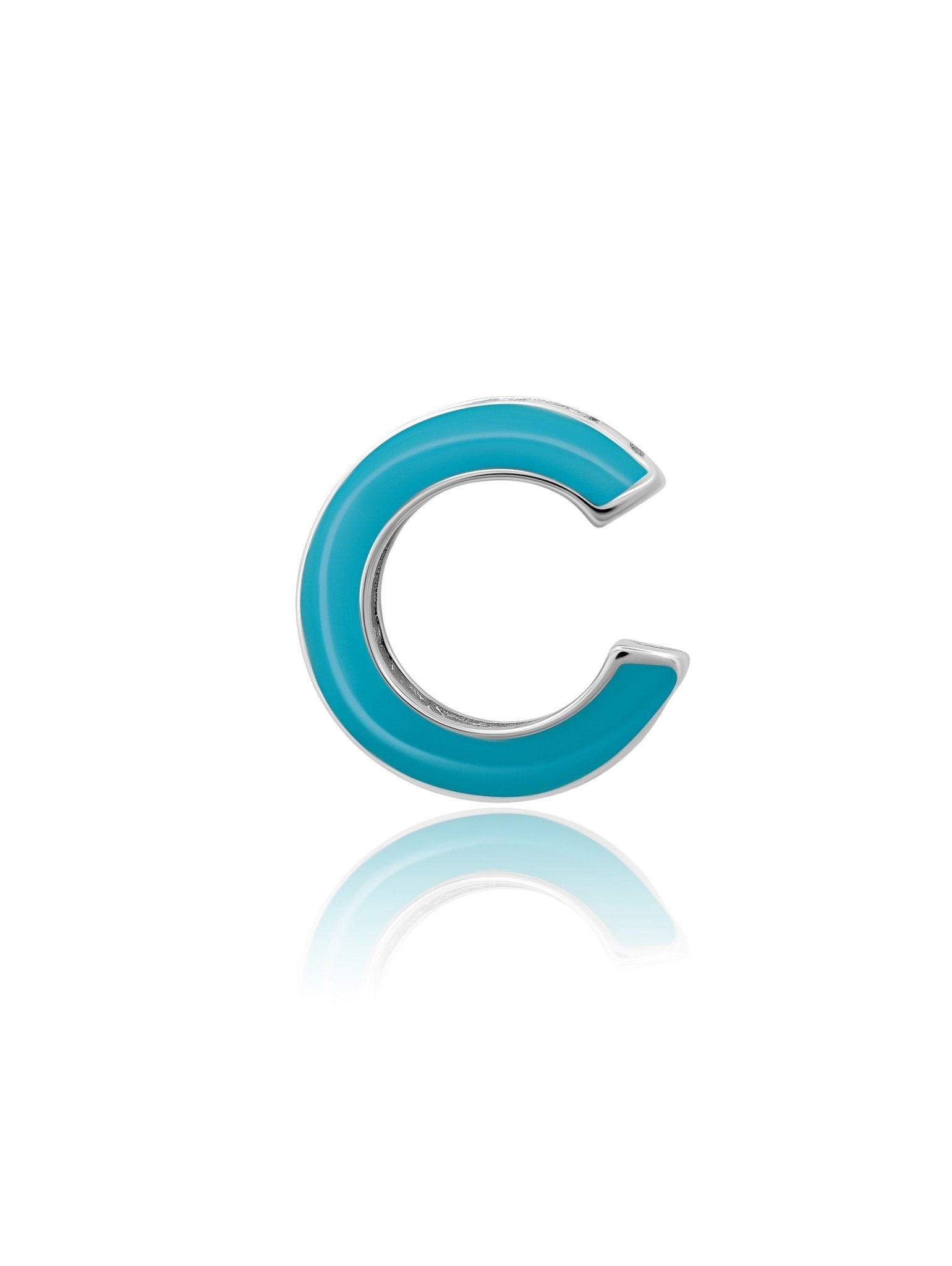 Teal Glaze Cuff Earring - CRISLU