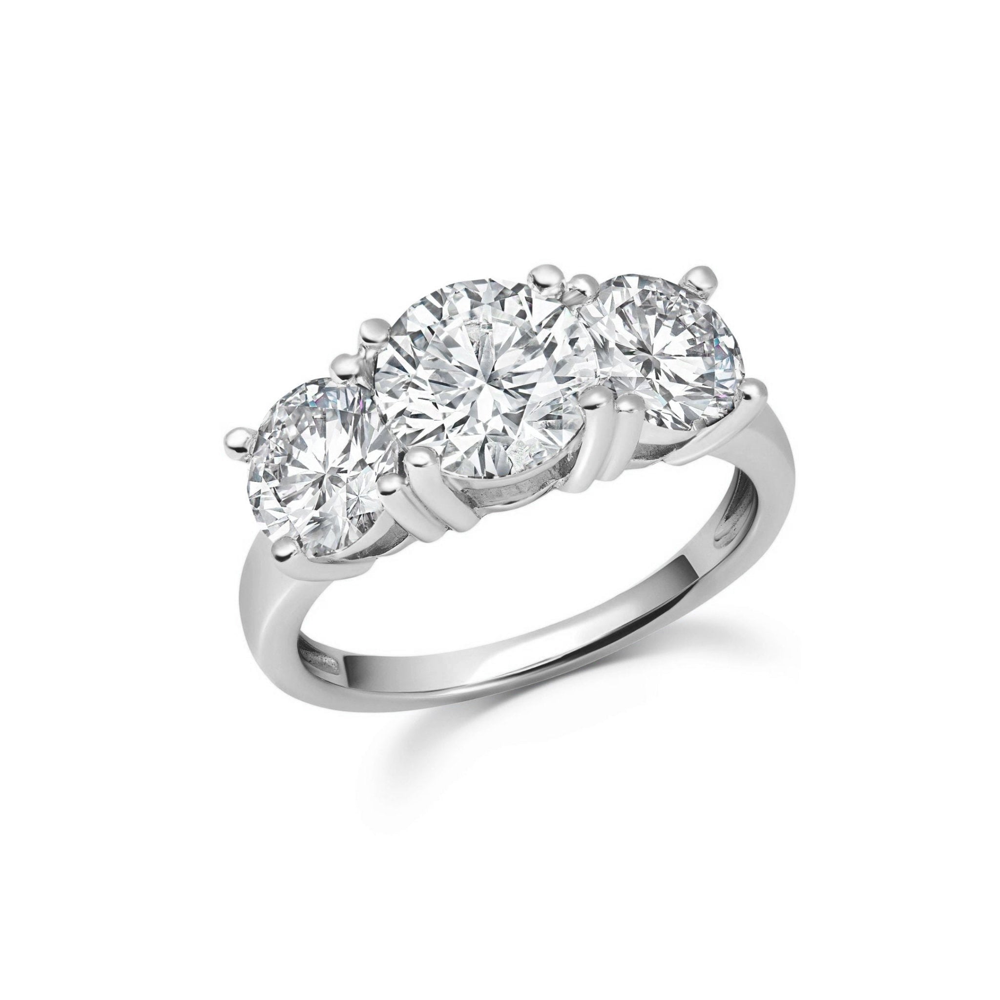 Three Stone Brilliant Ring - CRISLU