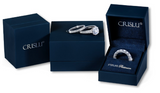 Cushion Cut Solitaire Ring Finished in Pure Platinum