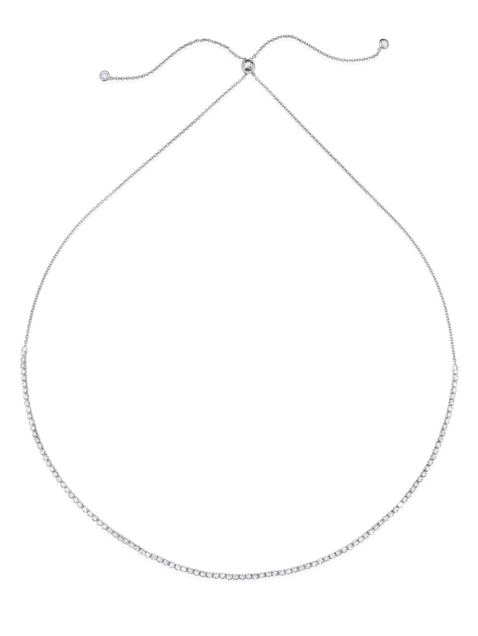 Adjustable Tennis Necklace - CRISLU