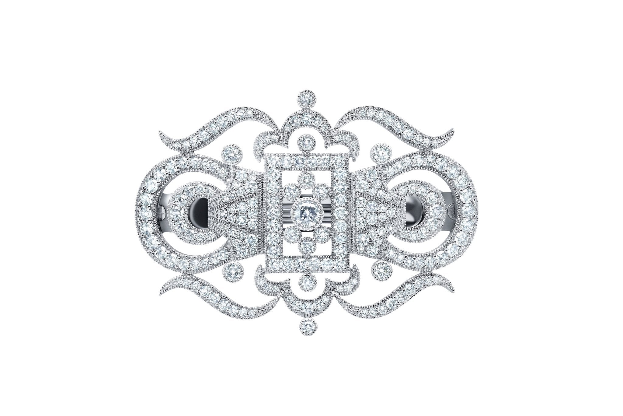 Andrew Prince by Crislu Circle and Scroll Hair Clip - CRISLU