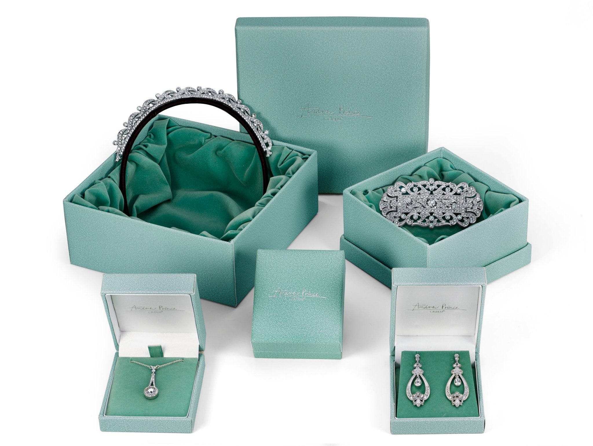 Andrew Prince by Crislu Circle and Scroll Hair Clip - CRISLU