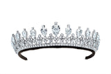 Andrew Prince by Crislu Pear and Round Cut Tiara - CRISLU