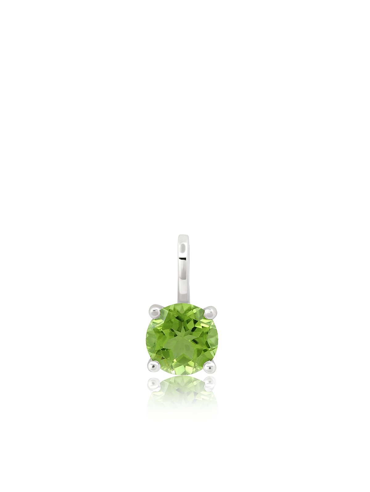 Birthstone Charm August Finished in Pure Platinum - CRISLU