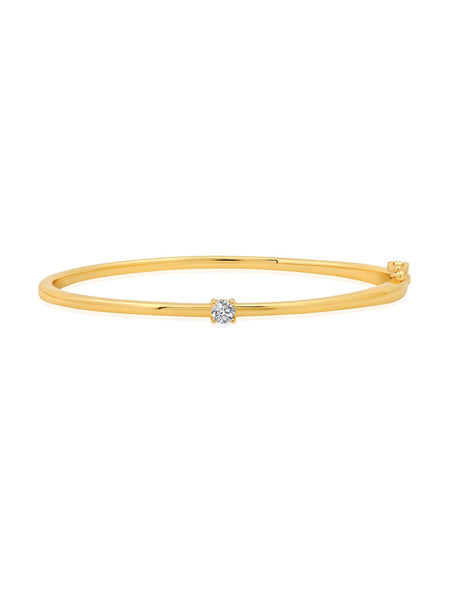 Petite Solitaire Trillion Bracelet - Royal Star Jewellery