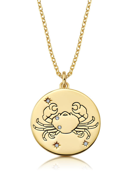Cancer Necklace | Zodiac Sign Necklace