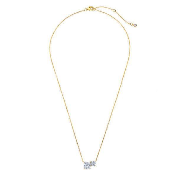 Cushion Cut 16''Extending Necklace - CRISLU