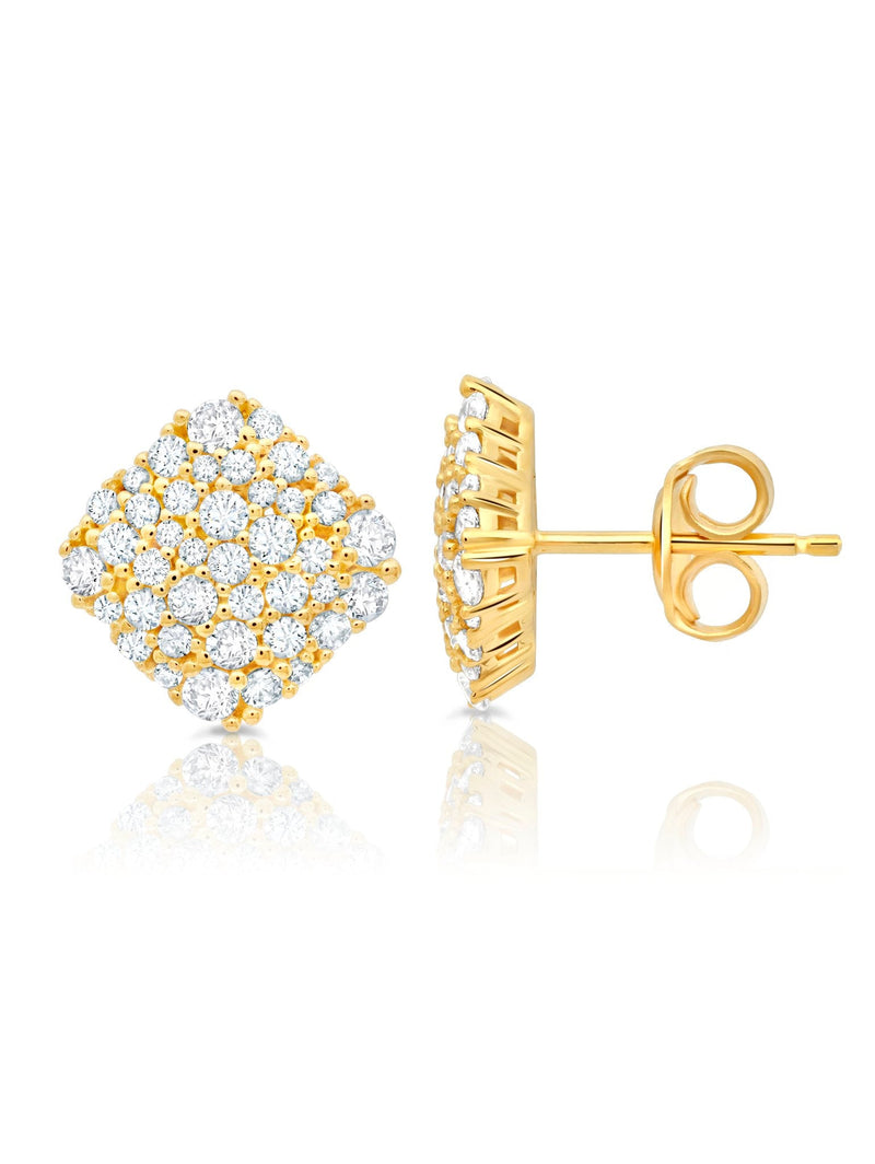 Crislu diamond stud earrings cheap