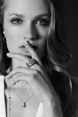 Entwined Ring Finished in 18kt Rose Gold - CRISLU