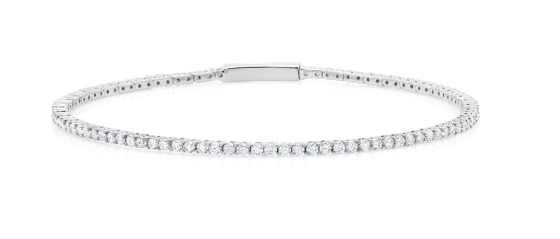 18k White Gold 7.35 ct Diamond Bracelet The Diamond Edit | TLC