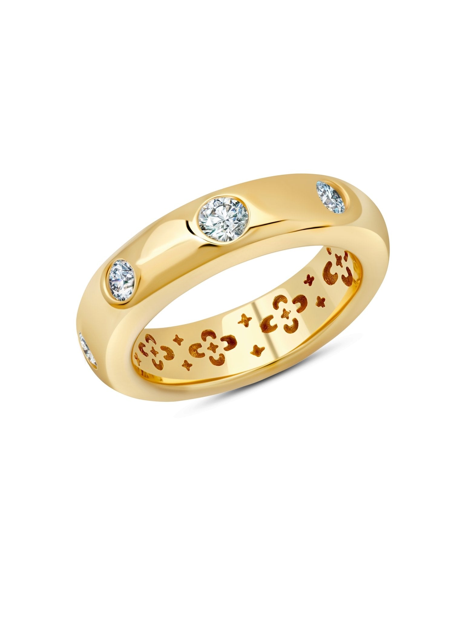 Flush Set Spaced Eternity Band - CRISLU