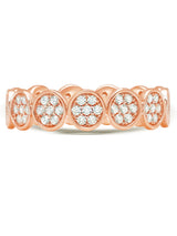 Infinity Eternity Band Finished in 18kt Rose Gold - CRISLU