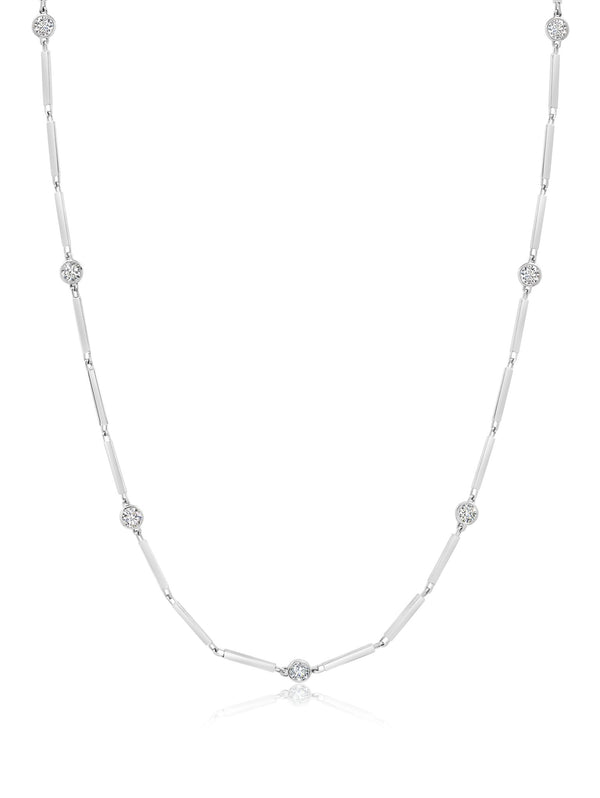 Liquid Style Station Necklace - CRISLU