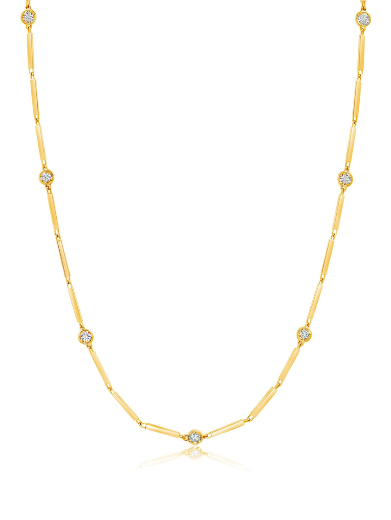 Liquid Style Station Necklace - CRISLU
