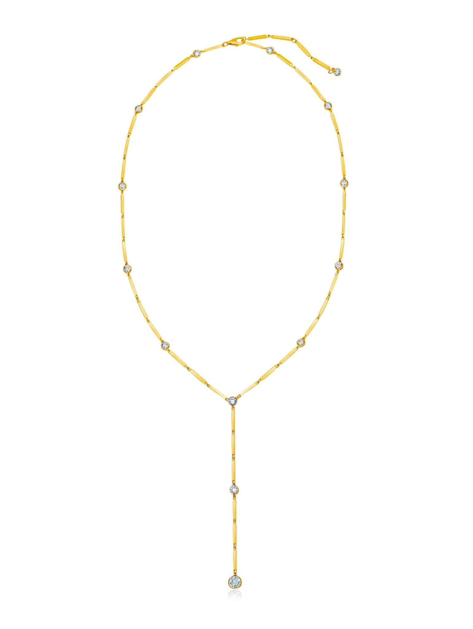 Liquid Style Station "Y" Necklace - CRISLU