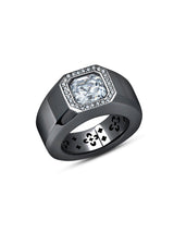 Mens Asscher Cut Ring - CRISLU