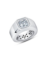 Mens Asscher Cut Ring - CRISLU