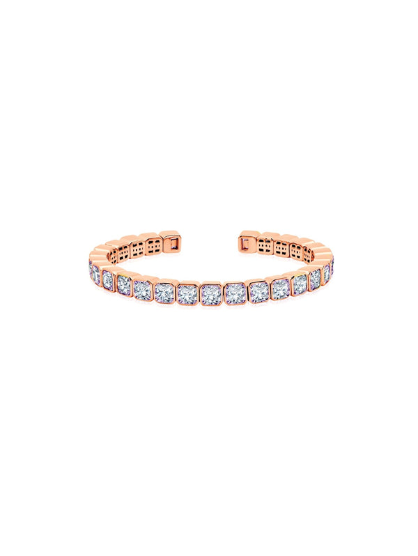 Opulence Bracelet Finished in 18kt Rose Gold - CRISLU