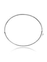 Pave Bar Half Eternity Bangle Bracelet - CRISLU