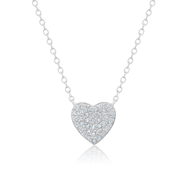 B.colletto 】PAVE HEART NECKLACE（パヴェハートネックレス