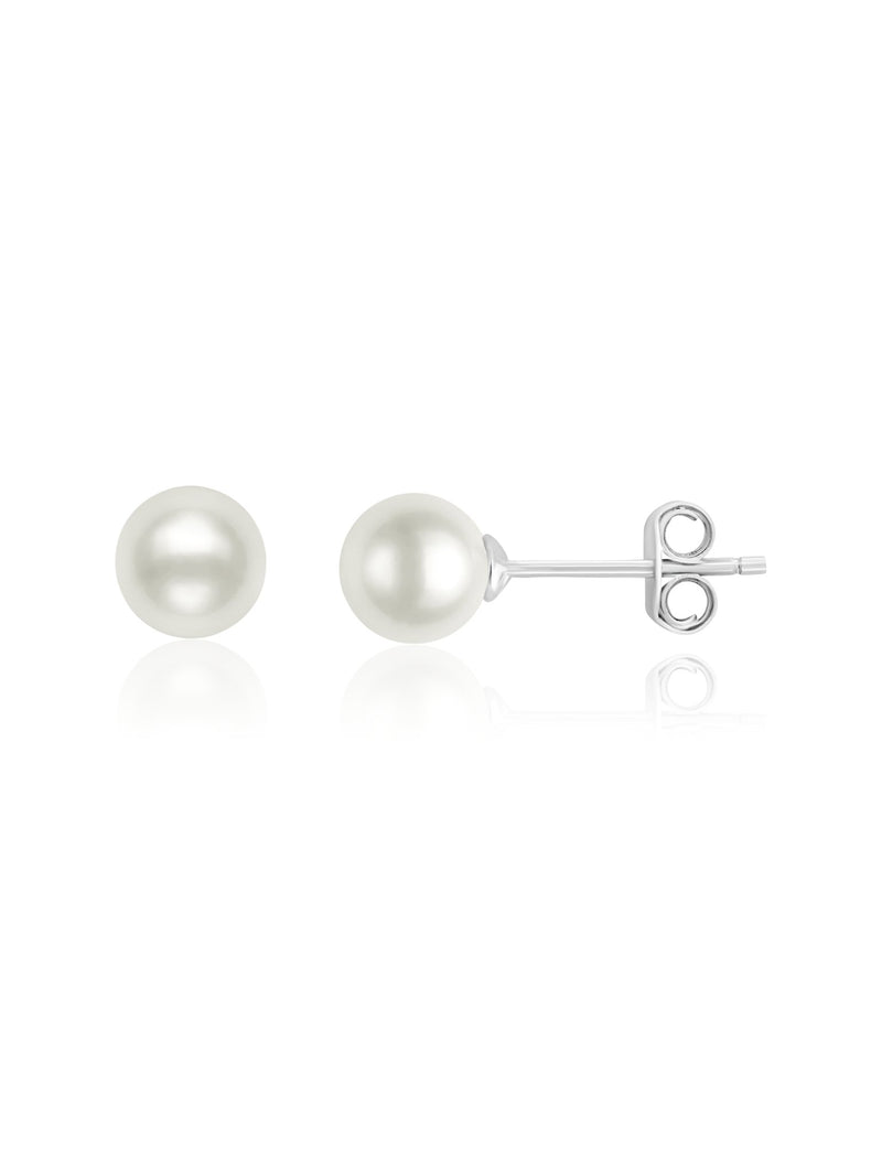 Pearl Stud Earrings - CRISLU