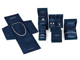 Solitaire Bezel Set Asscher Stud Earrings Finished In Pure Platinum - CRISLU
