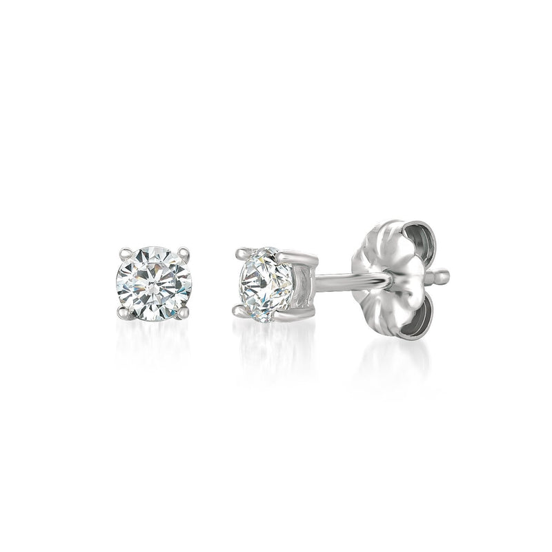Crislu diamond stud earrings Clearance